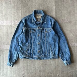 Vintage L.L. Bean Blue Denim Trucker Jacket